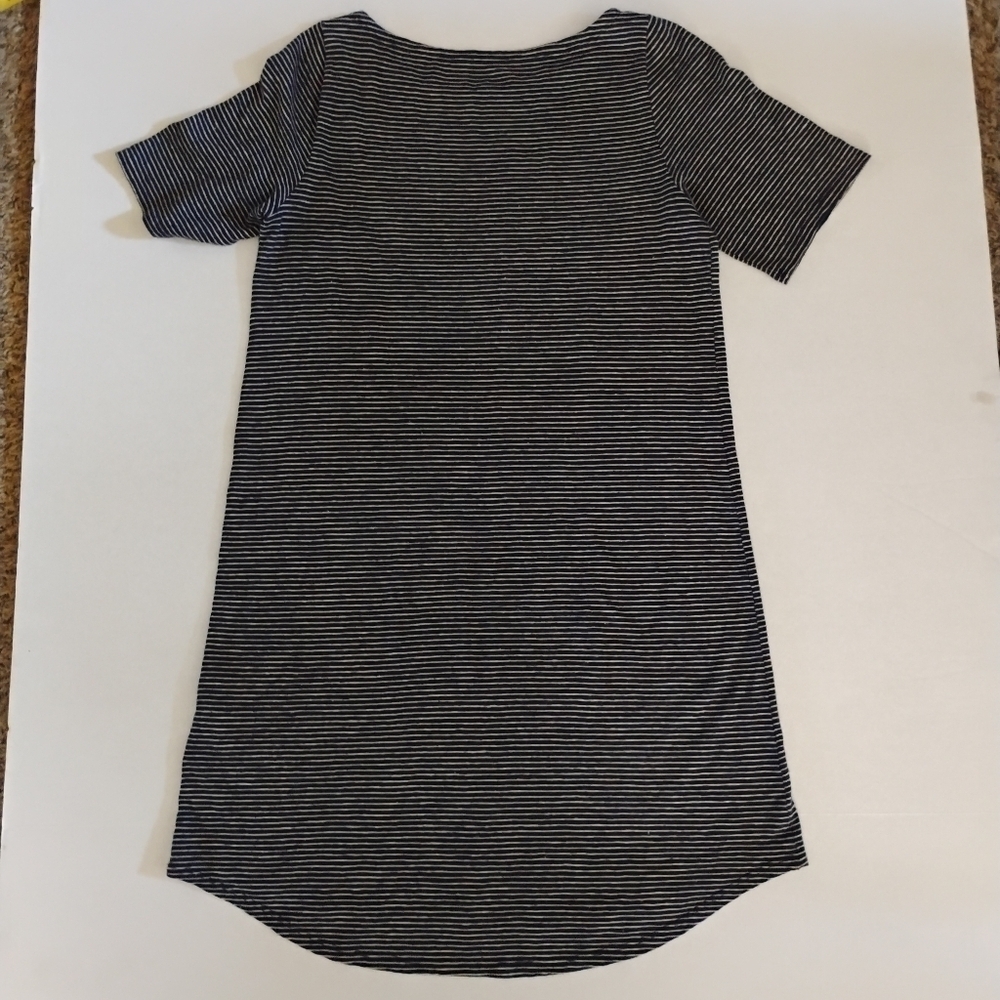 EILEEN FISHER Hemp Cotton Dress | Petite STRIPED Petite S - Picture 6 of 6